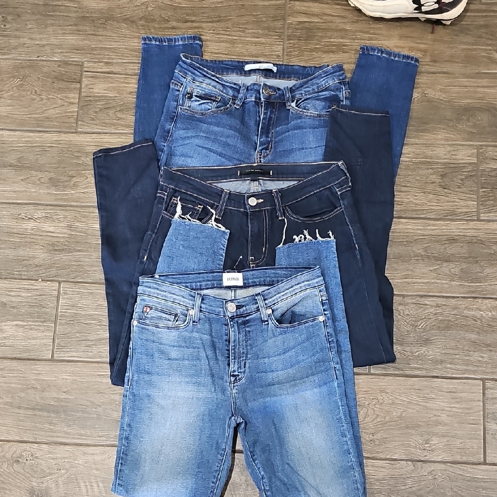 Jean Bundle Hudson Jeans, FLYING MONKEY KANCAN - Light to Dark Blue Skinny Jeans